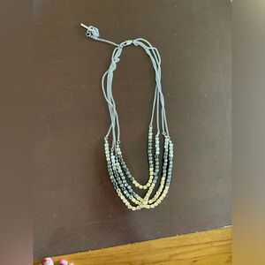 kenneth cole metallic necklace- EUC